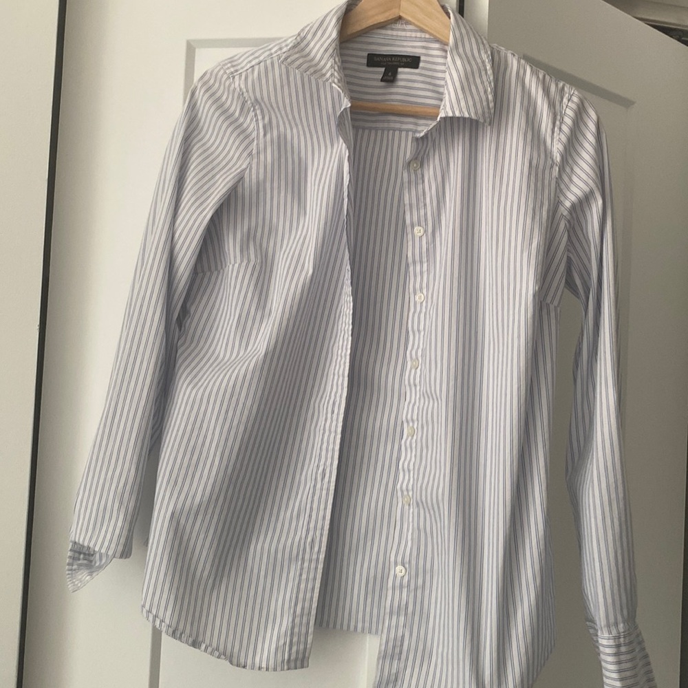 Tailored Fit Button Down | Banana Republic